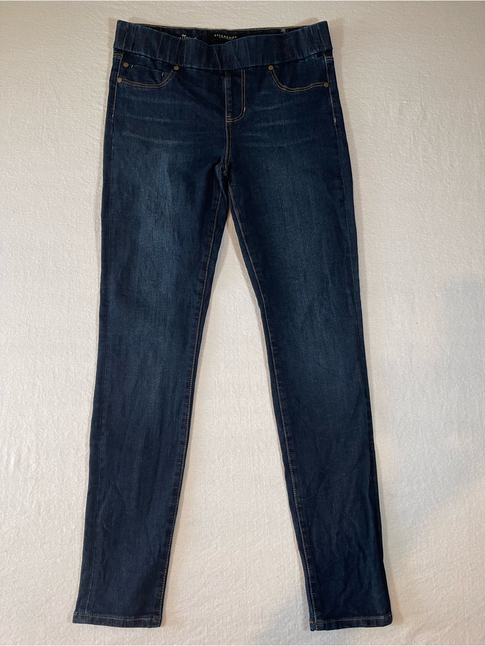 Liverpool Jeans Company Women’s size 6/28 Dark Indigo Denim Legging